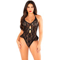 LEG AVENUE – BODY WITH BOW & RUFFLES BLACK ONE SIZE