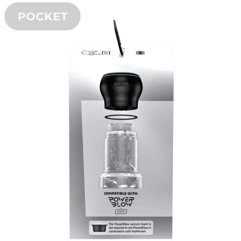 Kiiroo Feel Pocket Crystal – Transparenter Taschenmasturbator