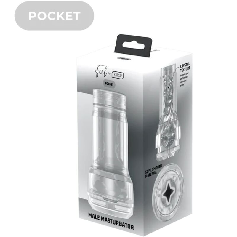 Kiiroo Feel Pocket Crystal – Transparenter Taschenmasturbator