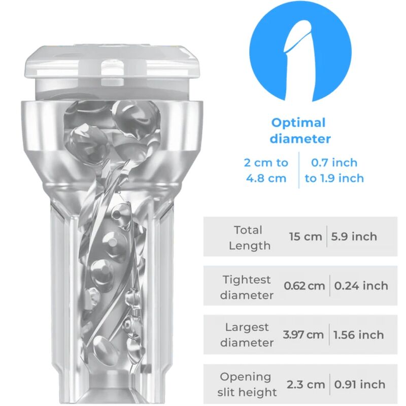 Kiiroo Feel Pocket Crystal + PowerBlow – Combo-Set