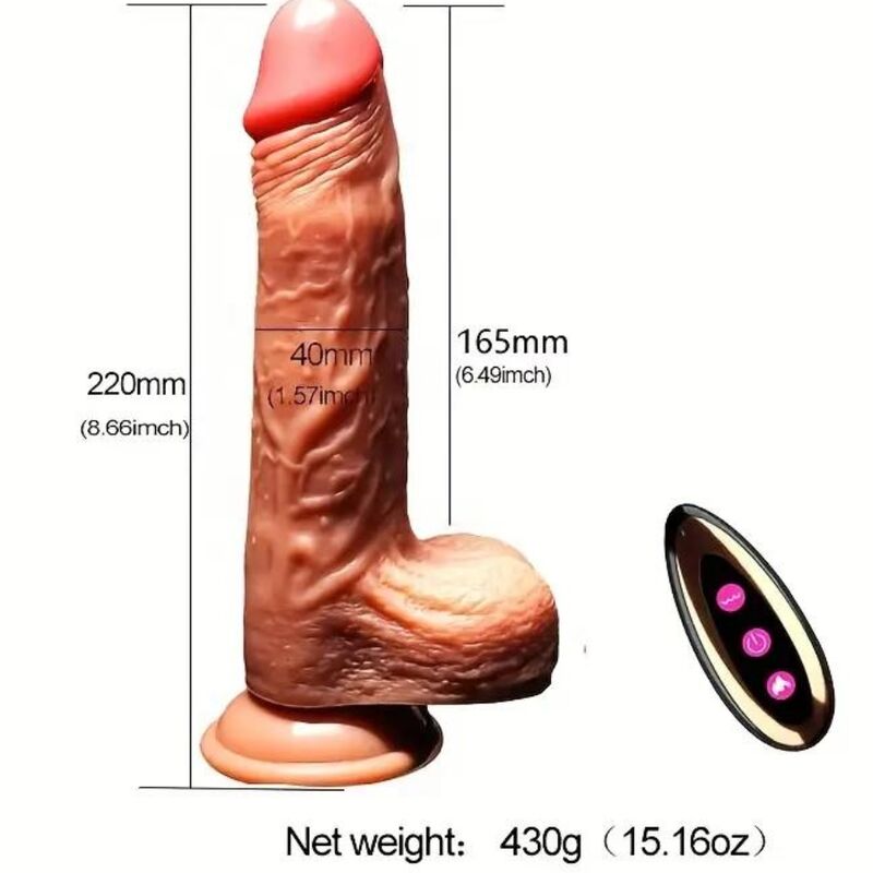 ARMONY – Realistischer Vibrator mit Rotation und Fernbedienung
