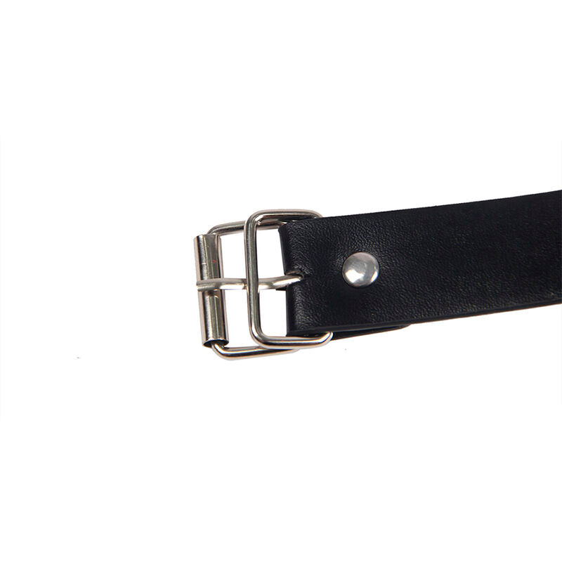 SUBBLIME – 953720 PINCES À SEINS EN CUIR BONDAGE NOIRES TAILLE UNIQUE