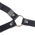 SUBBLIME – 953720 PINCES À SEINS EN CUIR BONDAGE NOIRES TAILLE UNIQUE