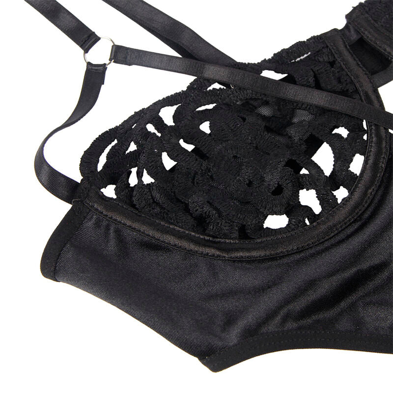 SUBBLIME – 954055 BODY SEXY IN PIZZO NERO S/M