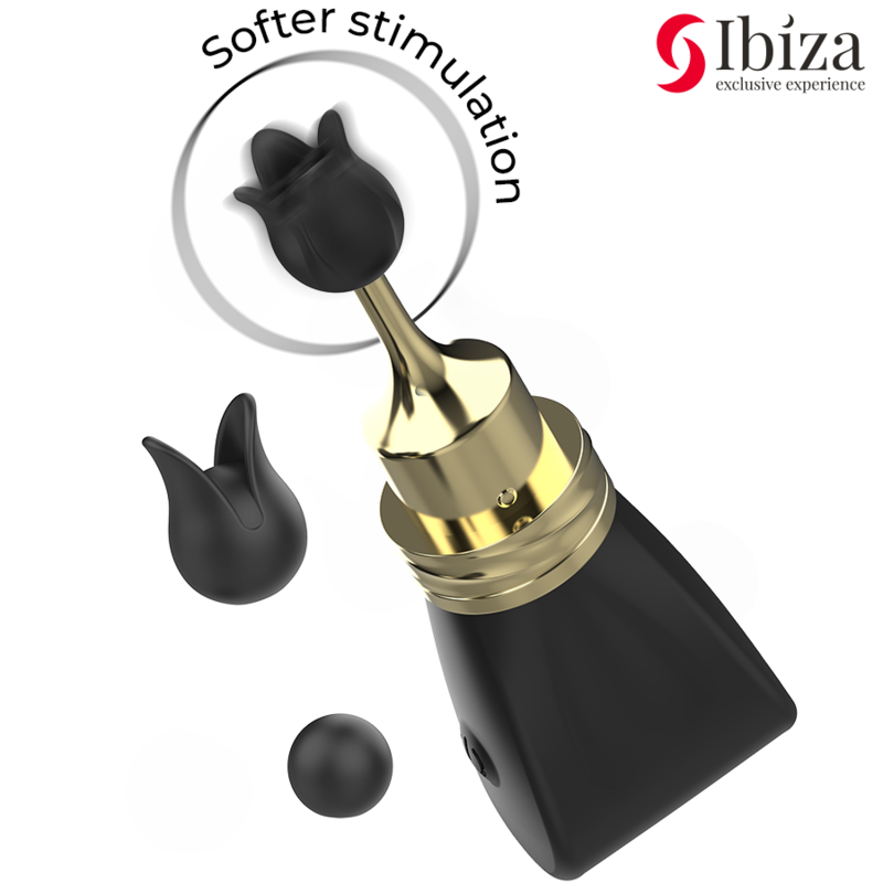 Ibiza – Curved clitoral stimulator with 3 heads