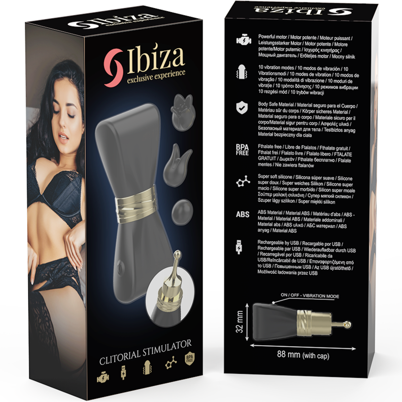 Ibiza – Curved clitoral stimulator with 3 heads