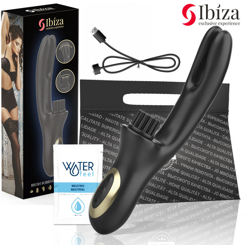Ibiza Hi-Tech Rabbit Brushing – Klitoris- und Doppelwellen-Vibrator