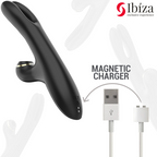 Ibiza Double Clamping – Pinza a doppio vibratore, nera