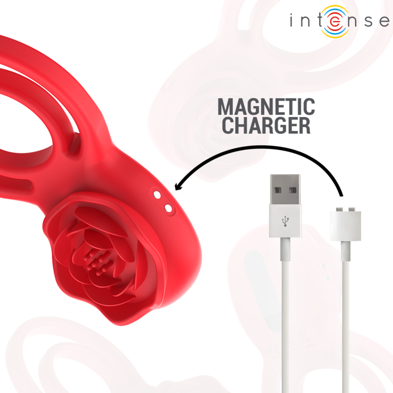 Intense Gail – Rosen-Stimulator mit Fernbedienung, rot