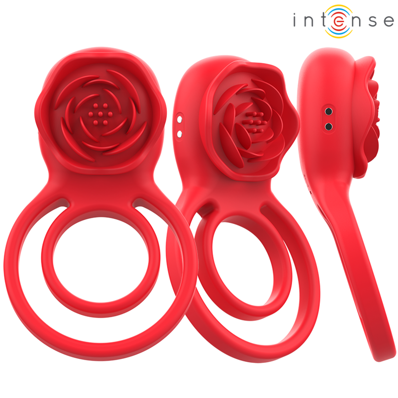 INTENSE – GAIL STIMOLATORE ROSE 10 VIBRAZIONI ROSSO TELECOMANDO