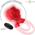 Intense Gail – Rosen-Stimulator mit Fernbedienung, rot