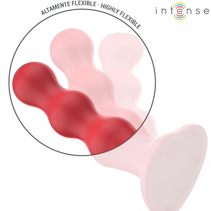 INTENSE – CODY VIBRATORE CON VENTOSA TELECOMANDO ROSSO