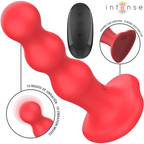 Intense Cody – Vibrator mit Saugnapf und Fernbedienung, rot