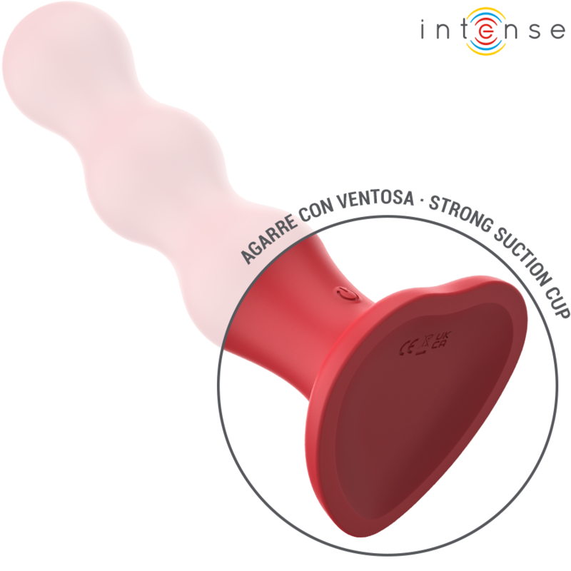 INTENSE – CODY VIBRATORE CON VENTOSA TELECOMANDO ROSSO