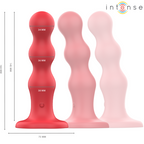 Intense Cody – Vibrator mit Saugnapf und Fernbedienung, rot