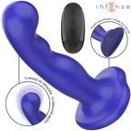 INTENSE – VIBRATORE SHORTY CON VENTOSA TELECOMANDO BLU