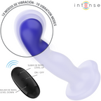 INTENSE – VIBRATORE SHORTY CON VENTOSA TELECOMANDO BLU