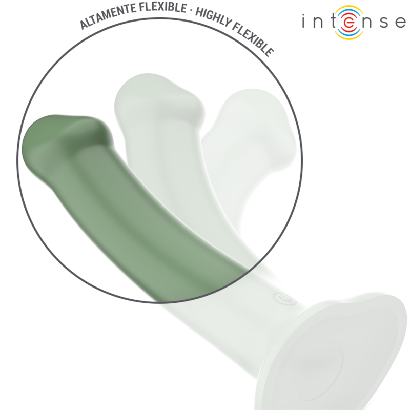 Intense Becca – Vibrator mit Saugnapf und Fernbedienung, grün