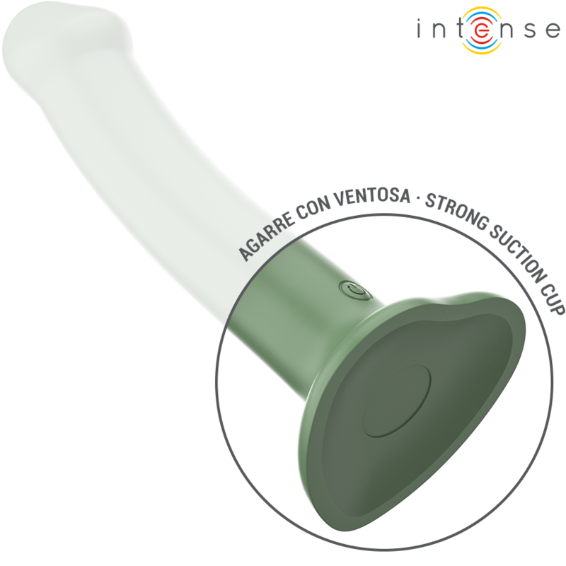 Intense Becca – Vibrator mit Saugnapf und Fernbedienung, grün