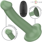 Intense Becca – Vibrator mit Saugnapf und Fernbedienung, grün