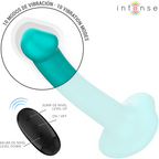 Intense Katie – Vibrator mit Saugnapf und Fernbedienung, blau