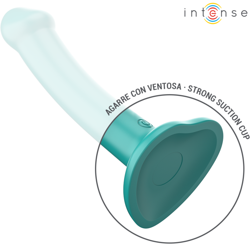 Intense Katie – Vibrator mit Saugnapf und Fernbedienung, blau