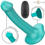 Intense Katie – Vibrator mit Saugnapf und Fernbedienung, blau