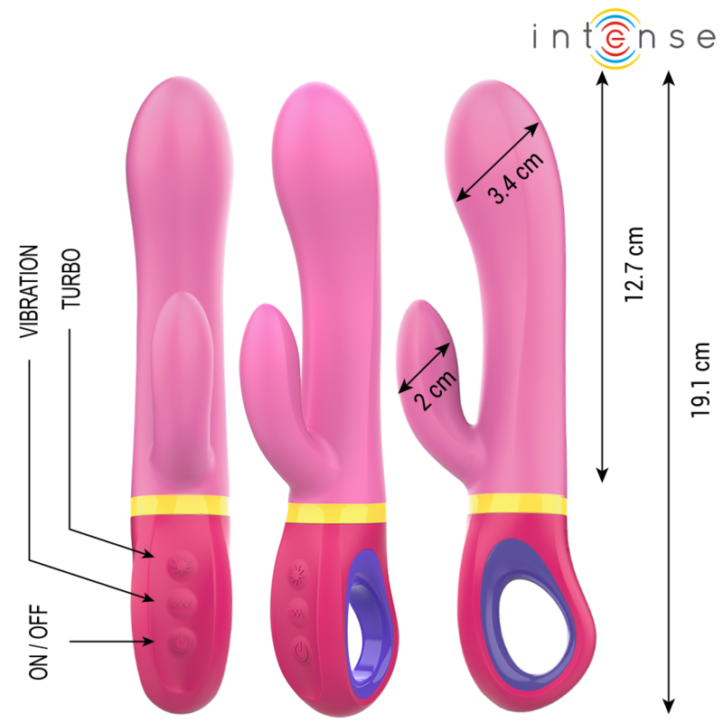 INTENSO – VIBRATORE CONIGLIO ROSA DAPHNE