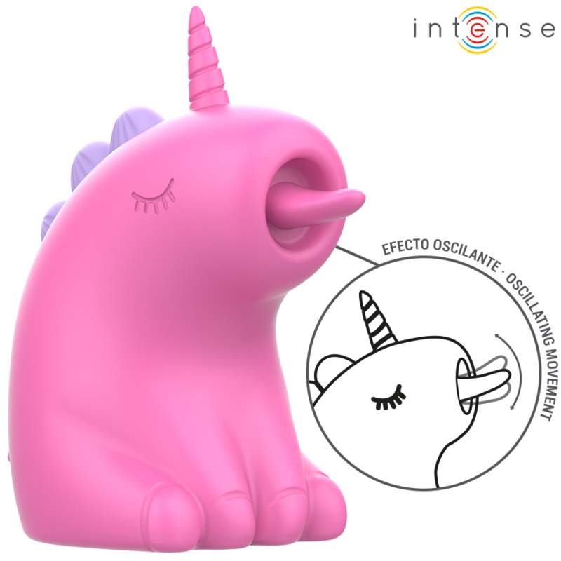 Intense – Klitoris-Zungenstimulator, Einhorn-Design