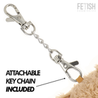 FETISH SUBMISSIVE REBEL TOYS – Yogi BDSM-Teddybär mit Handschellen und Kette