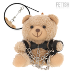 FETISH SUBMISSIVE REBEL TOYS – Yogi BDSM-Teddybär mit Handschellen und Kette