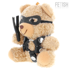 FETISH SUBMISSIVE REBEL TOYS – Ted BDSM-Teddybär mit Peitsche und Maske