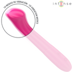 INTENSE – PATY VIBRATOR 19 CM FLEXIBLE 10 VIBRATIONS MODEL 2 PINK
