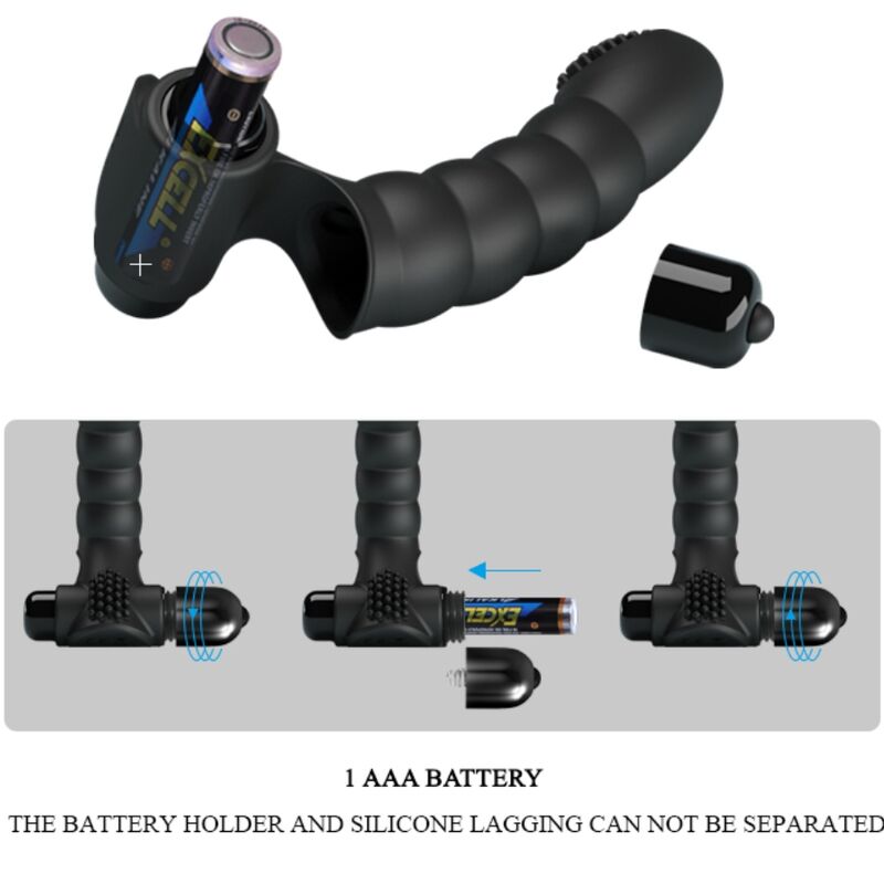 Pretty Love – Alexander Fingervibrator, Schwarz