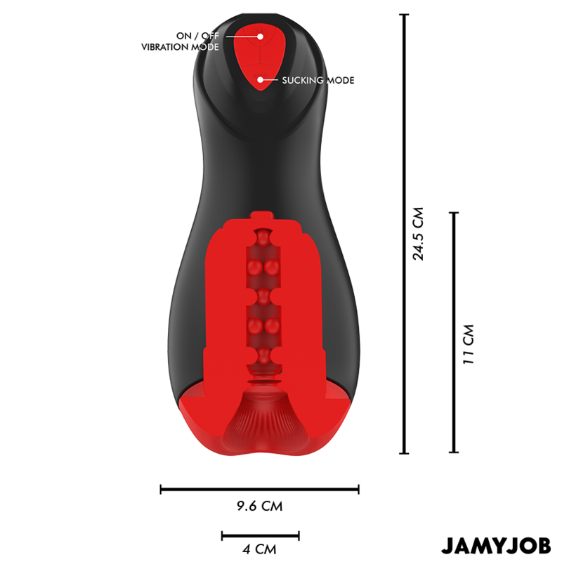 JAMYJOB – MASTURBATEUR AUTOMATIQUE CORE-X 5 MODES D'ASPIRATION ET DE VIBRATION