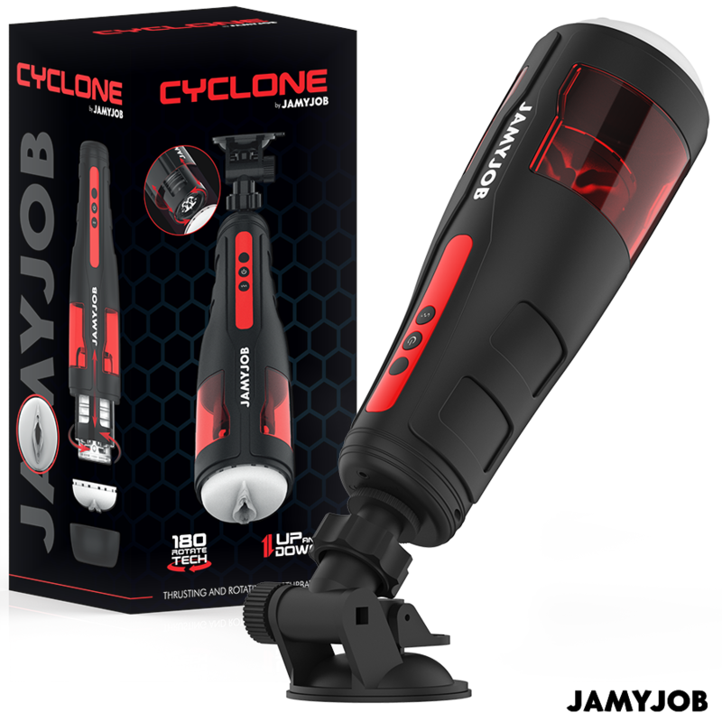 Jamyjob Cyclone – Automatischer Masturbator mit 10 Rotations- und Stossmodi