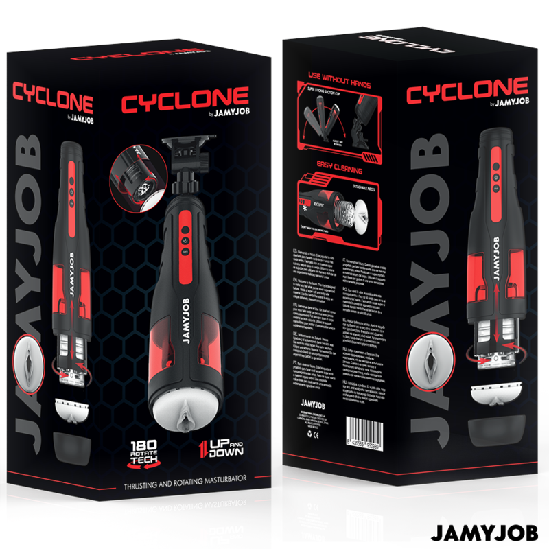 Jamyjob Cyclone – Automatischer Masturbator mit 10 Rotations- und Stossmodi
