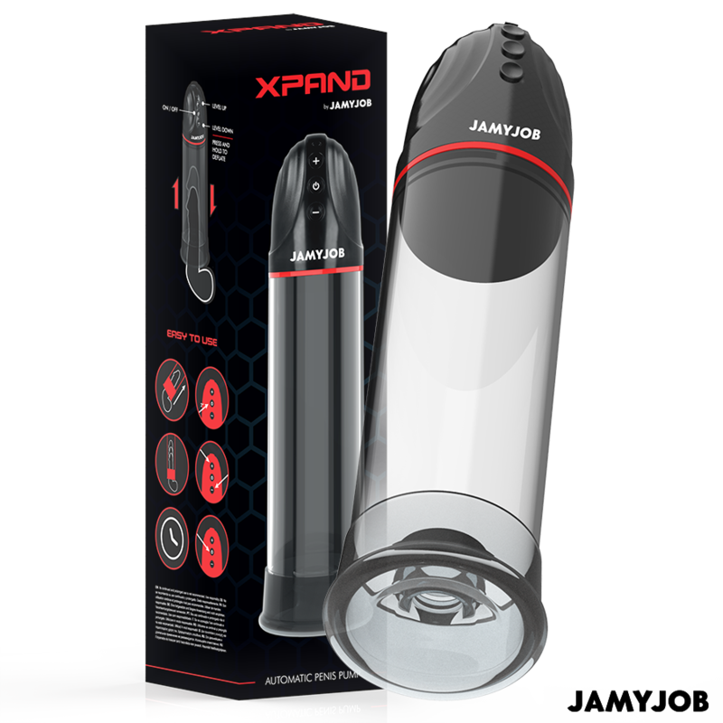 JAMYJOB – POMPE AUTOMATIQUE XPAND 3 NIVEAUX D'ASPIRATION GRIS
