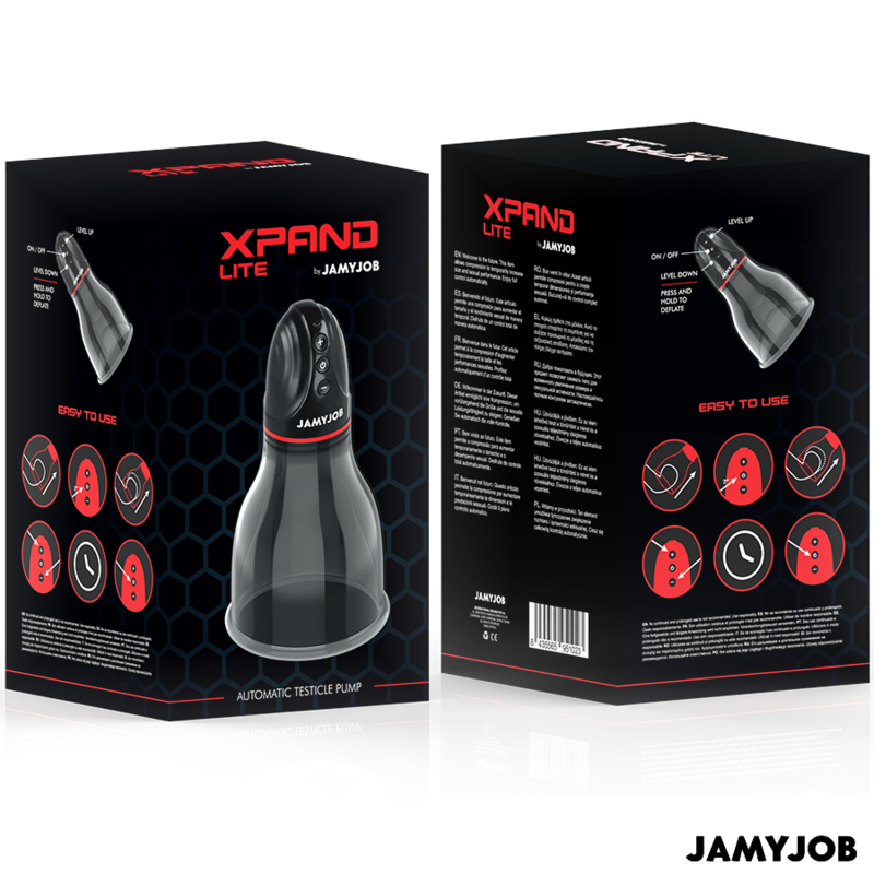 Jamyjob Xpand Lite – Automatische Hodenpumpe mit 3 Saugstufen