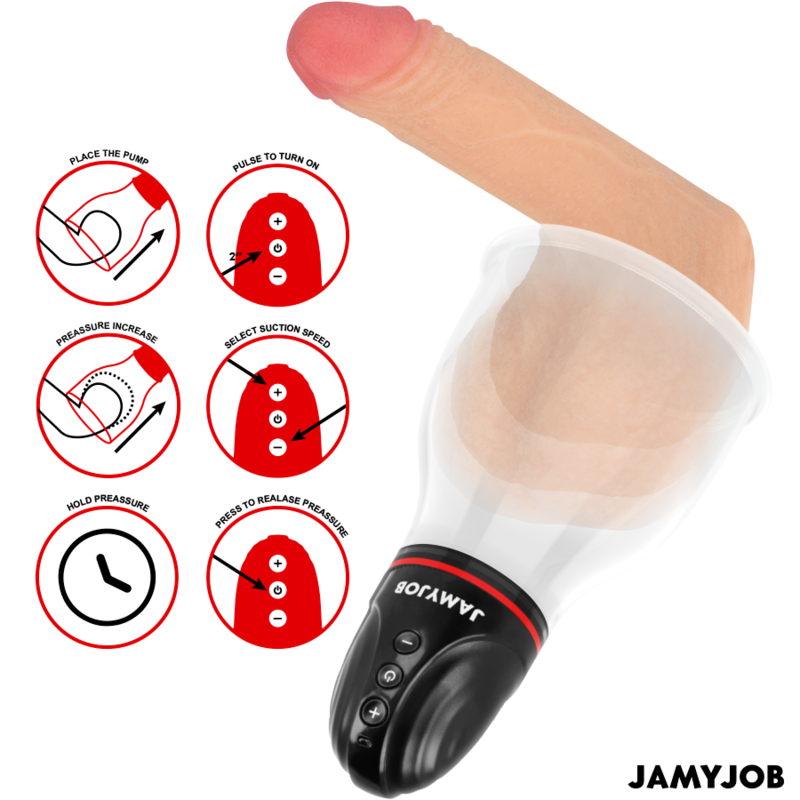 Jamyjob Xpand Lite – Automatische Hodenpumpe mit 3 Saugstufen
