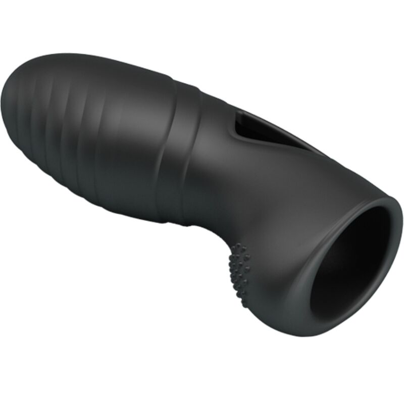 PRETTY LOVE – Alan Silikon-Fingervibrator, Schwarz