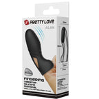 PRETTY LOVE – Alan Silikon-Fingervibrator, Schwarz