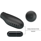 PRETTY LOVE – GILO SILICONE FINGER VIBRATOR BLACK