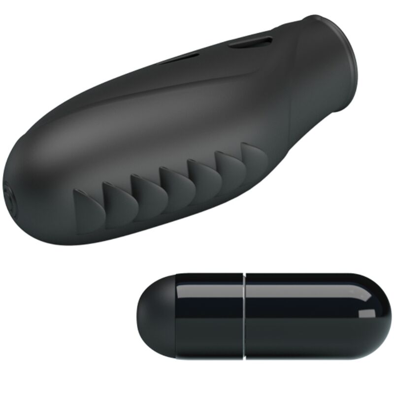 PRETTY LOVE – GILO SILICONE FINGER VIBRATOR BLACK
