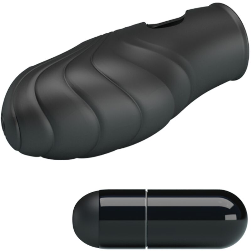 PRETTY LOVE – LICH SILICONE FINGER VIBRATOR BLACK
