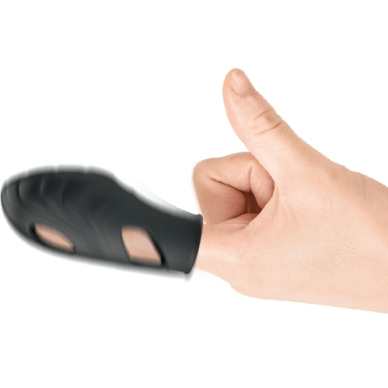 PRETTY LOVE – LICH SILICONE FINGER VIBRATOR BLACK