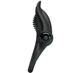 PRETTY LOVE – DOPPIO ANELLO VIBRANTE + STIMOLATORE CLITORIDEO 10 VIBRAZIONI NERO
