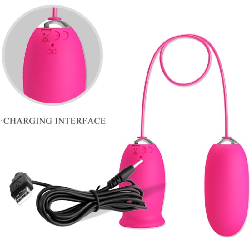 Pretty Love Daisy – Vibro-Ei mit klitoraler Zungenstimulation, Rosa