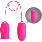 Pretty Love Daisy – Vibro-Ei mit klitoraler Zungenstimulation, Rosa