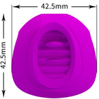 PRETTY LOVE – STIMULATEUR DE CLITORIS ESTELLE TONGUE 12 VIBRATIONS VIOLET